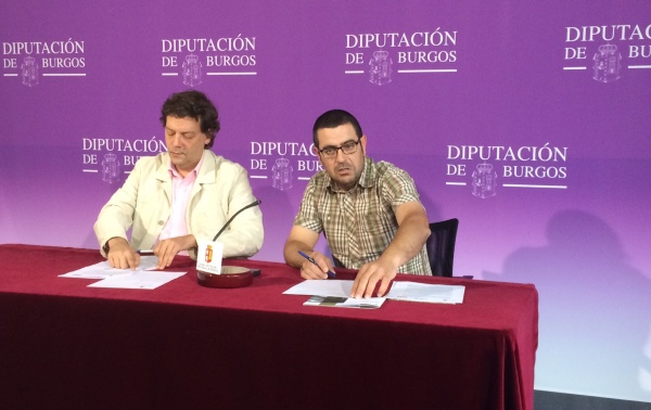 Jose María Jiménez y Javier Lezcano en rueda de prensa esta mañana